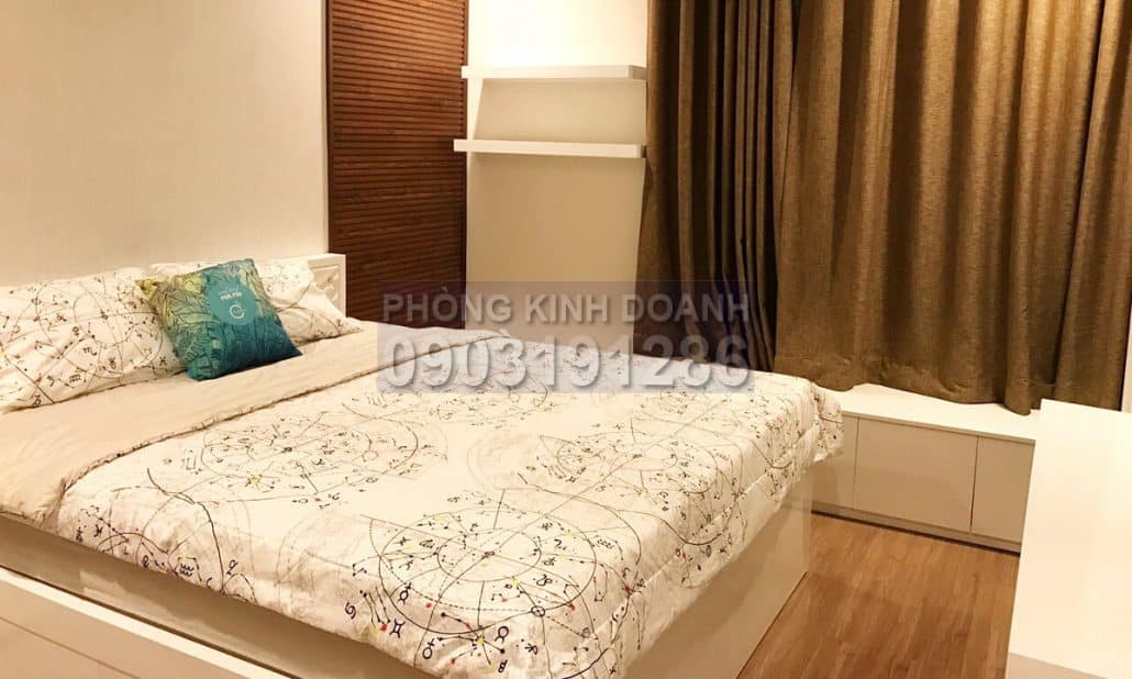 Căn hộ cho thuê Vinhomes 3 phòng ngủ view mát lầu 15 Central 3 đủ nội thất