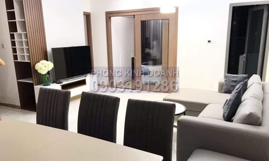 Vinhomes Central Park cho thuê 2 phòng ngủ tầng 17 Landmark 81 nội thất full