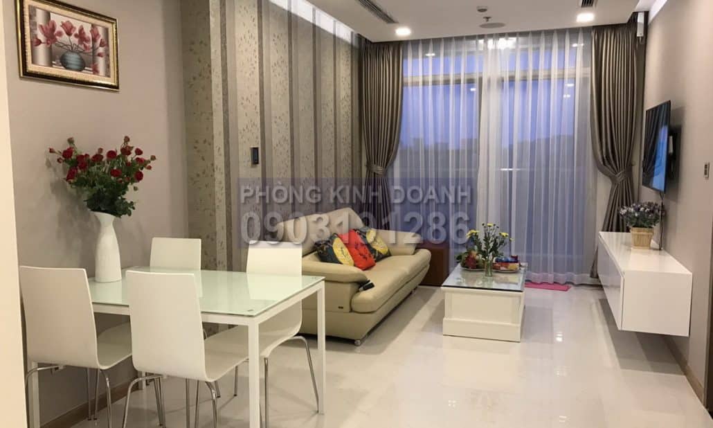 Vinhomes cho thuê căn hộ 2 phòng ngủ lầu 5 Park 6 nội thất đẹp view thoáng