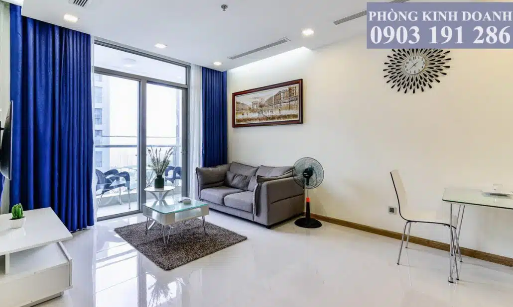 Vinhomes cho thuê căn hộ tầng 36 Park 7 nội thất xịn view sông 1 phòng ngủ