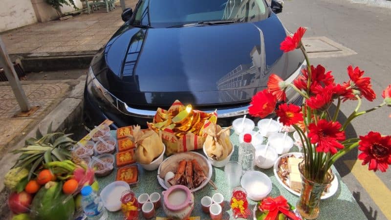 Văn khấn cúng xe, lễ vật, bài cúng xe