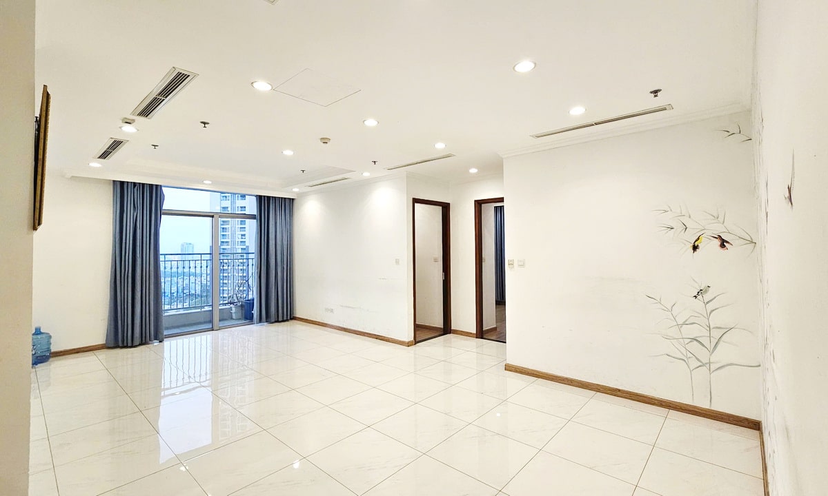 Căn hộ cho thuê Vinhomes 3 phòng ngủ tầng cao Central 2 nội thất cơ bản